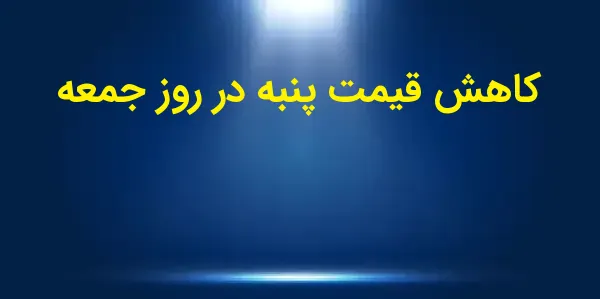 قیمتهای آتی پنبه در روز جمعه ...